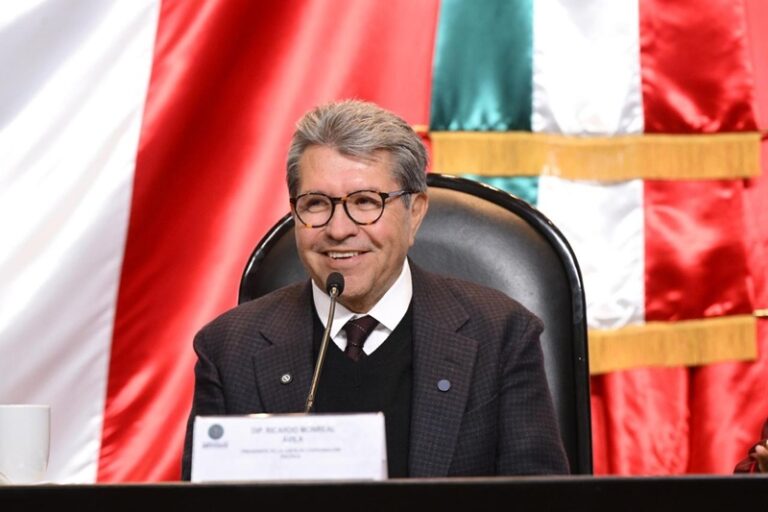 Ricardo Monreal cierra filas con Sheinbaum por soberanía nacional