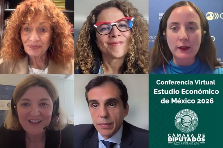 Rocío Abreu analiza Estudio Económico México 2026 de la OCDE en Diputados