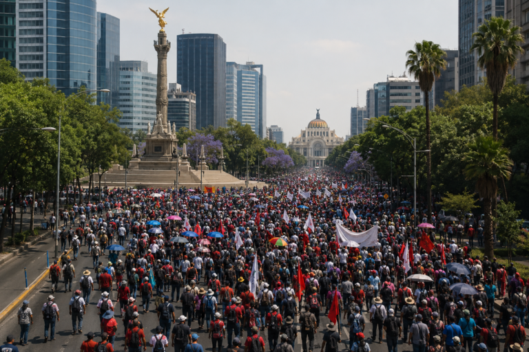 CNTE instala presión en la capital: prevén cierres y afectaciones en transporte público