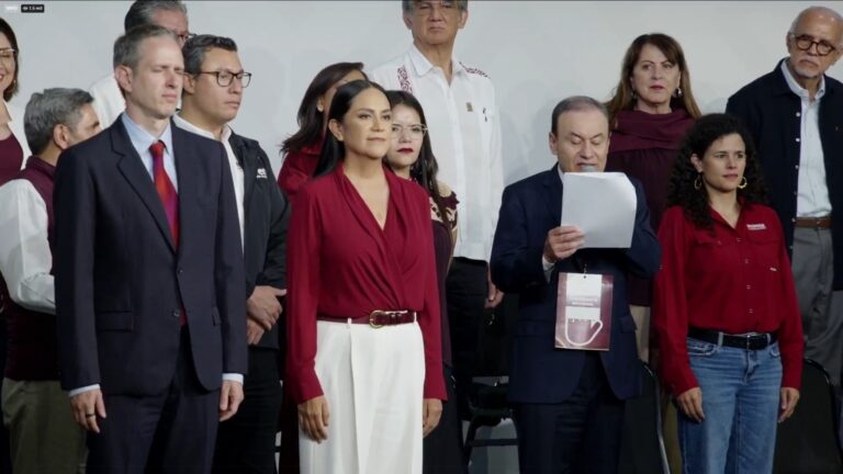 Ariadna Montiel asume presidencia de Morena e impone filtros para 2027