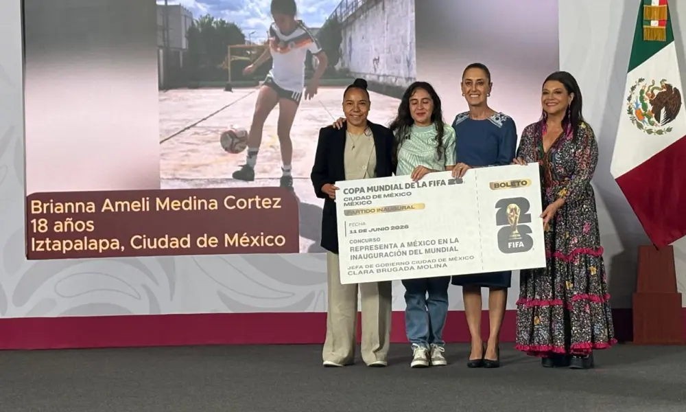 CDMX y Gobierno federal premian a jóvenes con boletos para la Copa Mundial 2026