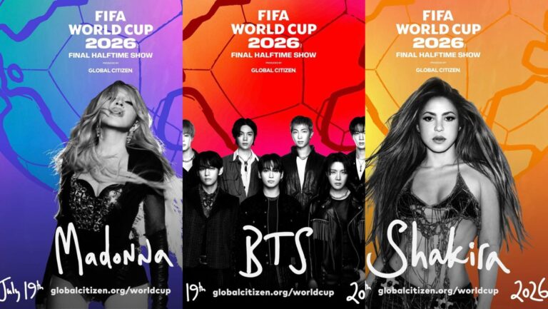¡Histórico! BTS, Madonna y Shakira sacudirán el show del Medio Tiempo del Mundial