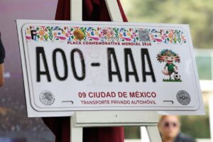 Furor por las placas del Mundial 2026: CDMX rebasa las 10 mil solicitudes