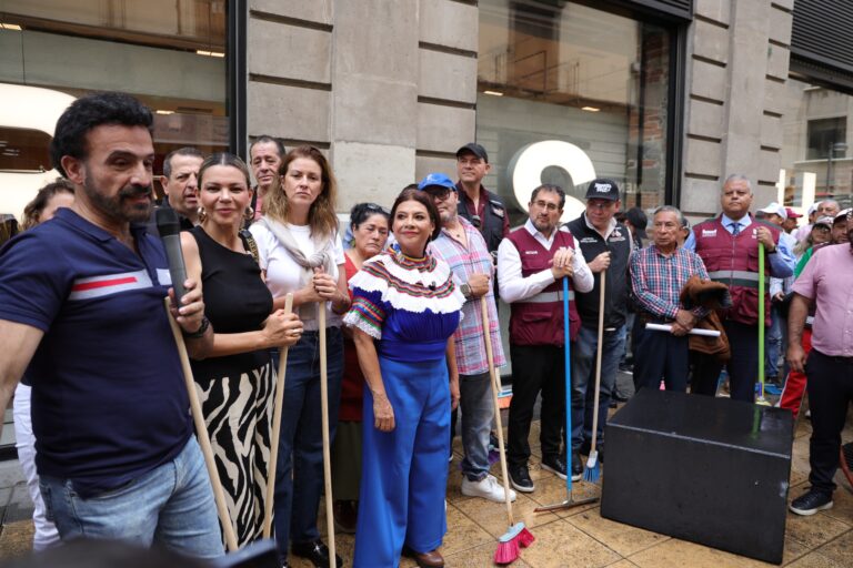 Tequios en el Centro Histórico: la estrategia de Clara Brugada para acelerar la recuperación económica