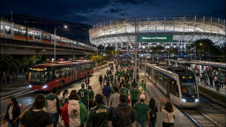 CDMX garantiza movilidad extendida tras eventos masivos por México vs Chequia
