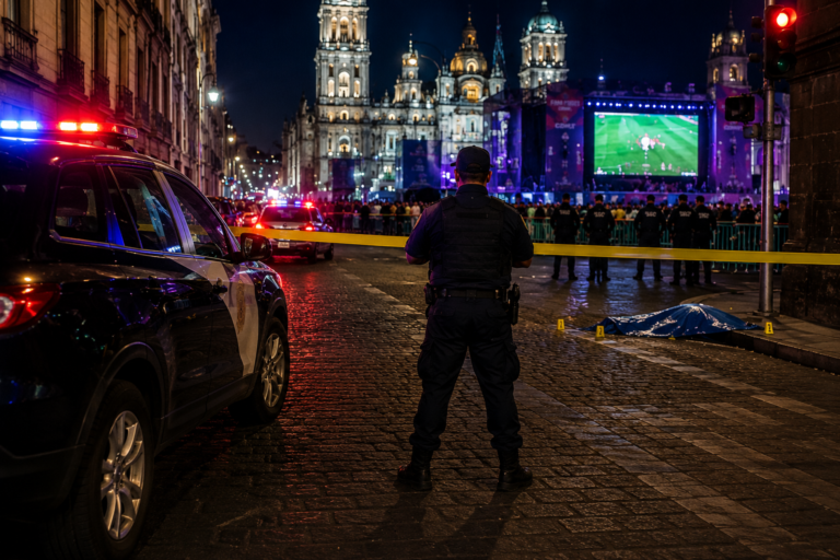 Un muerto tras ataque armado en calles aledañas al Zócalo durante jornada del Fan Fest
