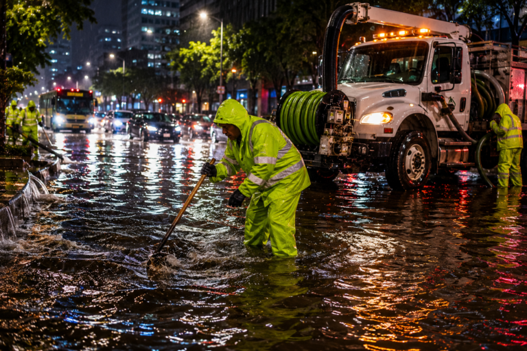 Tormenta histórica deja decenas de afectaciones en la CDMX; continúan labores de desazolve