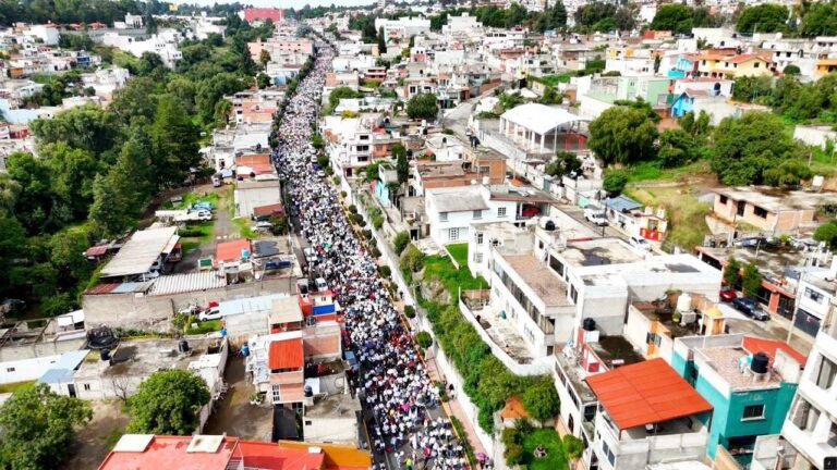 Movilización de 25 mil ciudadanos en Tlaxcala respalda políticas de soberanía federal