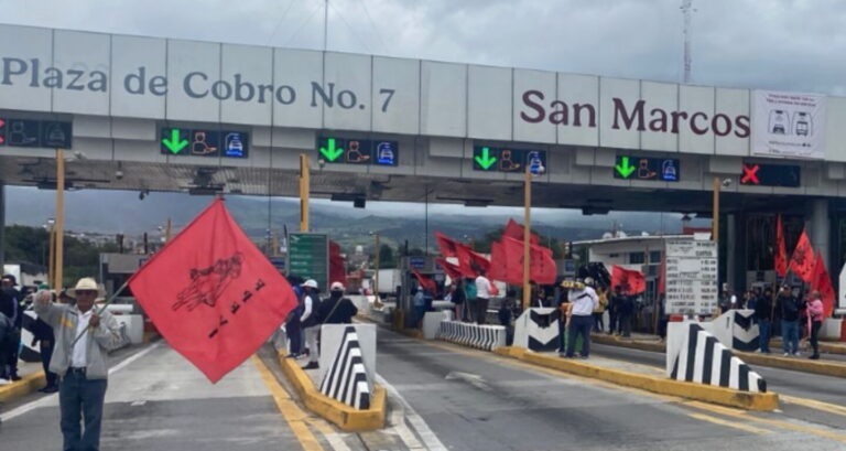 CNTE libera casetas hoy 4 de junio: qué autopistas de CDMX tienen paso gratuito