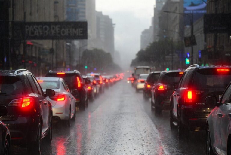 CDMX prevé lluvia vespertina y afectaciones viales este viernes