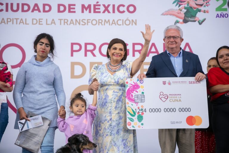Brugada expande Desde la Cuna con 23 mil nuevos beneficiarios y promete mayor cobertura