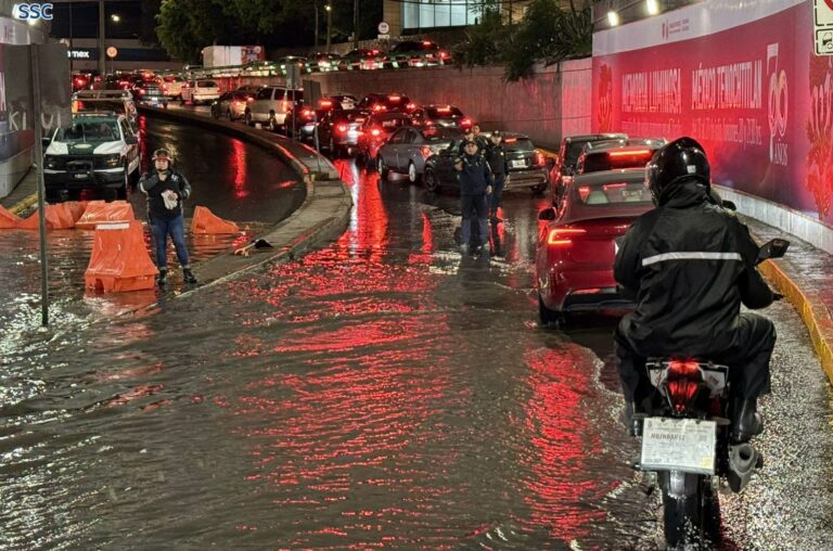 La lluvia vuelve a convertirse en el mayor obstáculo para la movilidad en el Metro CDMX