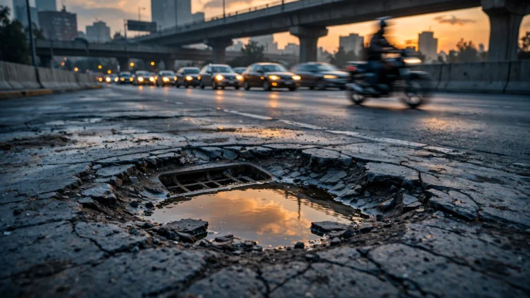 Baches en Periférico: la repavimentación de CDMX se quedó corta