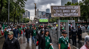 Guía para festejar en el Ángel por México-Inglaterra