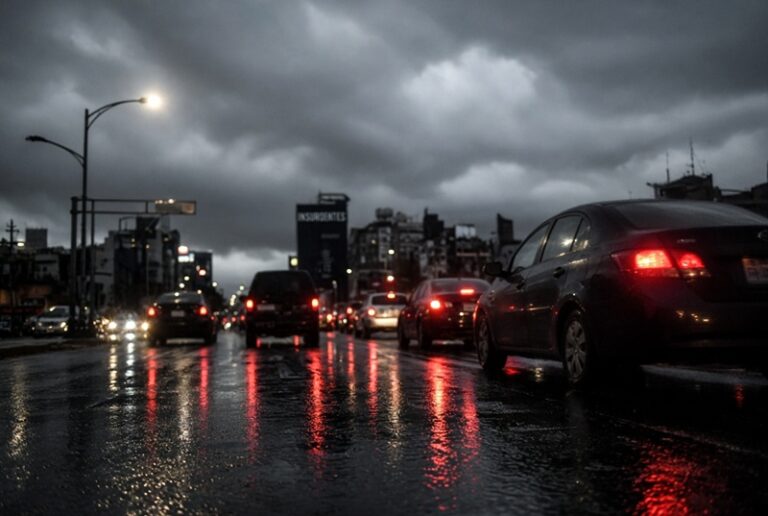 Caos vial en CDMX por marcha del Hospital Infantil y lluvias