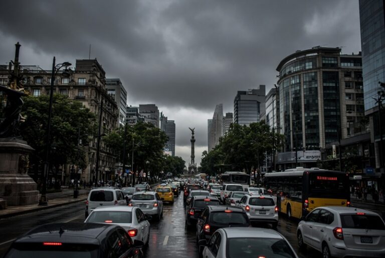 Caos vial CDMX: 13 bloqueos, marcha Ayotzinapa y retrasos en Metro
