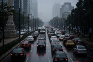Caos vial CDMX: Marcha por Ayotzinapa, 13 bloqueos y lluvias este 26 de agosto