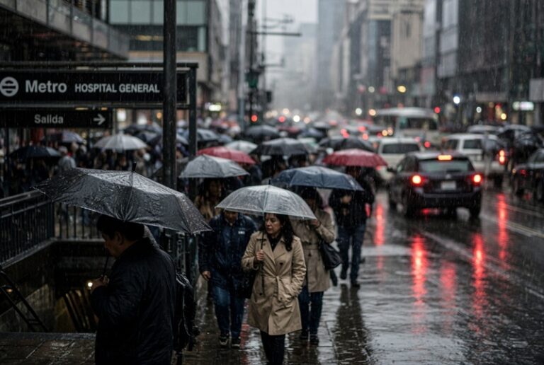 CDMX registra lluvias intensas de hasta 50 milímetros este 29 de agosto