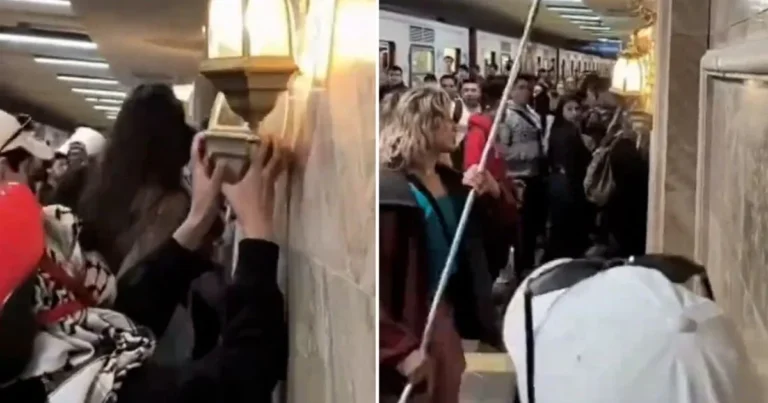 La protesta llegó al Metro: daños en Bellas Artes e Hidalgo tras movilización trans
