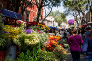 San Ángel: una feria de flores que cuenta la historia de la ciudad