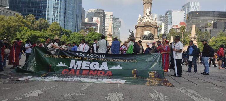 Del Ángel al Zócalo: Megacalenda 2026 visibiliza las demandas de los pueblos indígenas