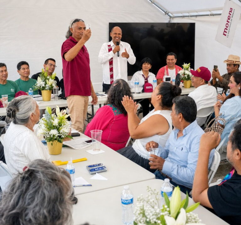 Morena despliega brigadas territoriales de afiliación e información en Los Ángeles