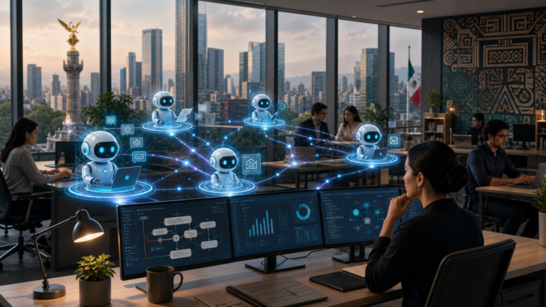 Agentes autónomos de IA llegan a las oficinas mexicanas: oportunidades y riesgos