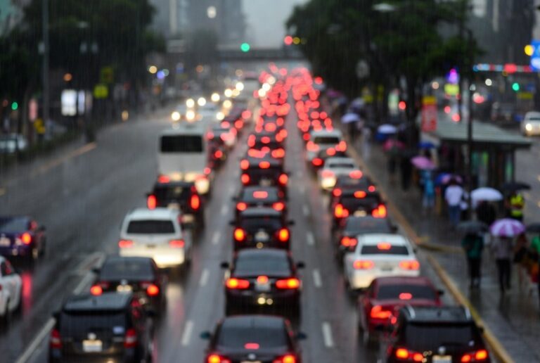 Bloqueos y lluvias colapsan movilidad en CDMX este 5 de agosto