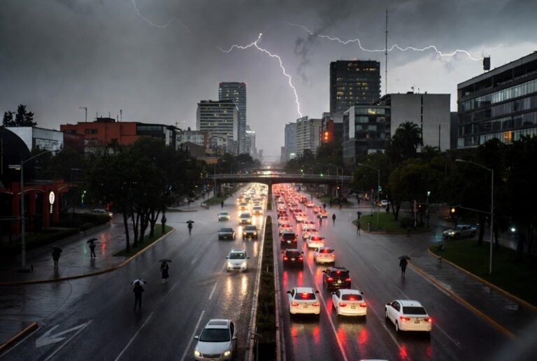 Tráfico y lluvias ponen a prueba a la CDMX este viernes