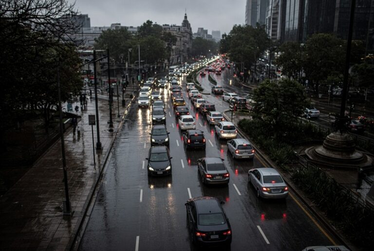 Movilidad en CDMX se frena por marchas, lluvias y cierres