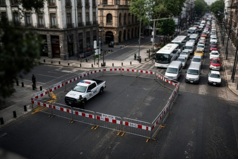 Caos vial en CDMX por Grito: cierres, marchas y Metro afectado