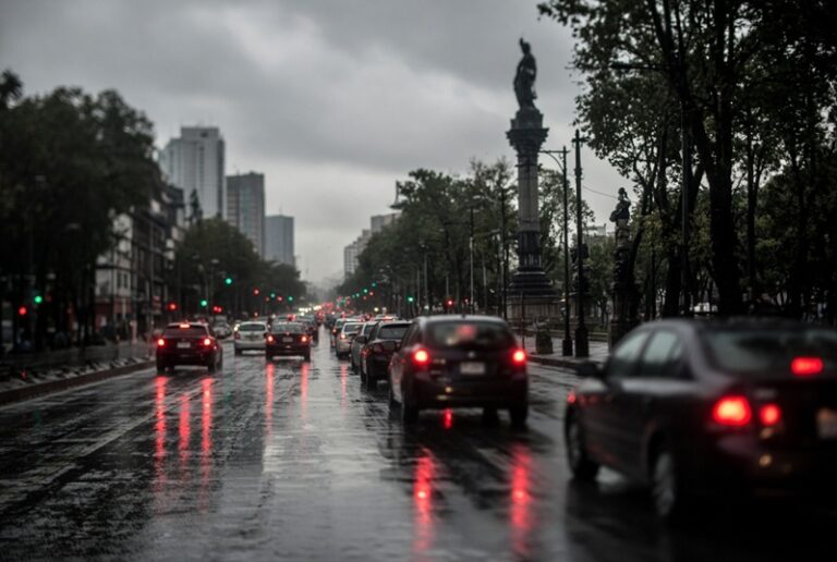 ¡Lunes complicado en CDMX! Tráfico, bloqueos y lluvia amenazan la tarde