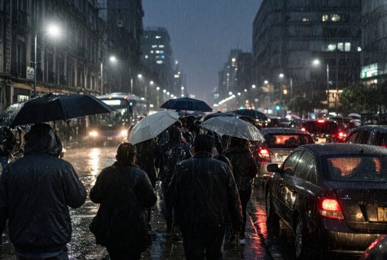 Caos vial en CDMX este 3 de octubre por lluvias y marchas