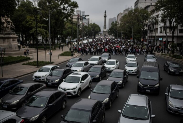 Caos vial CDMX: marchas, bloqueos y lluvias colapsan el tráfico