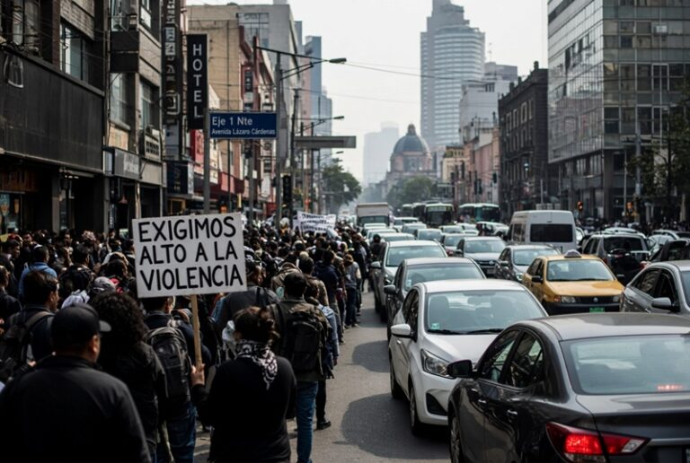 Colapso vial en CDMX por bloqueos y contingencia operativa en transporte