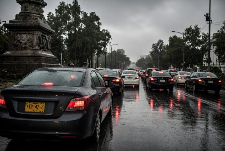 Lunes en CDMX: lluvias, 4 marchas y restricciones de trafico vehicular
