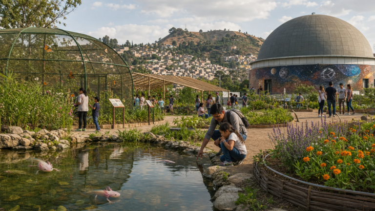 Guía de Utopías en Iztapalapa: dinosaurios, acuario virtual y conservación
