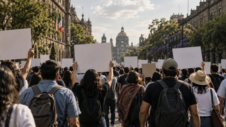 Ayotzinapa: CDMX reporta saldo blanco y daños durante la marcha