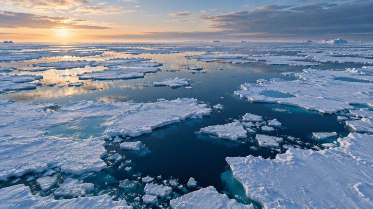 Hielo ártico: 2026 no rompe récord, pero sigue en niveles bajos