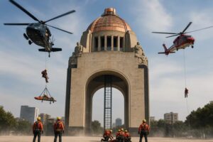 Simulacro del 19 de septiembre incluirá helicópteros y maniobras de rescate