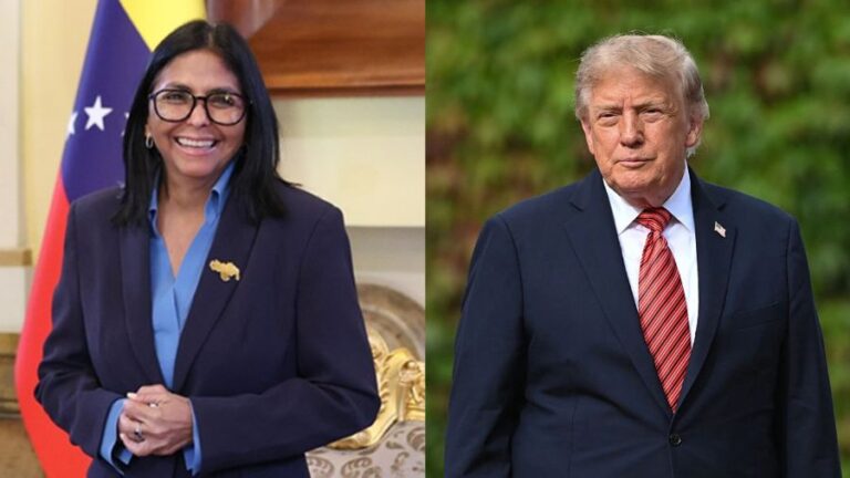 Trump se reunirá con Delcy Rodríguez el martes en Nueva York