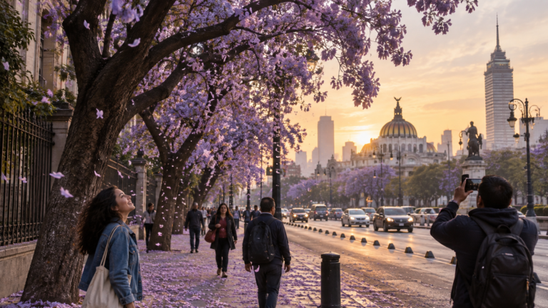 Por qué las jacarandas cambian el paisaje urbano