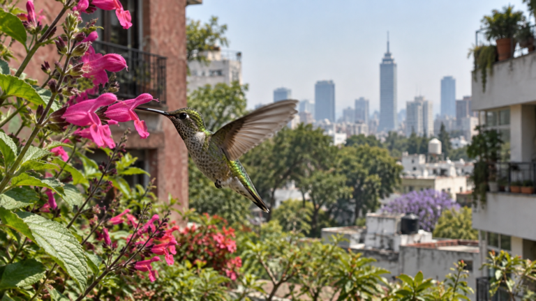 Aves que encuentran refugio en la ciudad