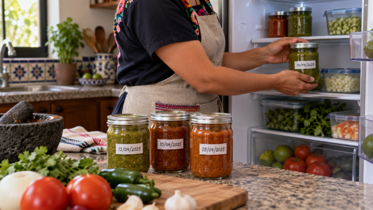 Cómo conservar salsas y recados de forma segura