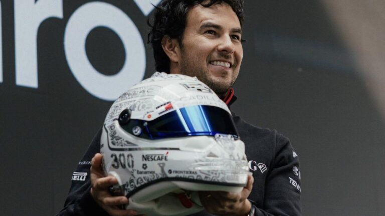 Checo Pérez presenta casco para el GP de México 2026: así luce
