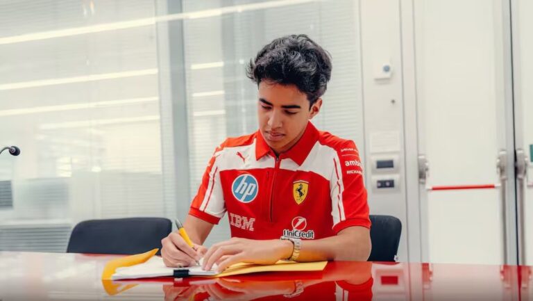 Ferrari ficha al colombiano Salim Hanna para competir en la Fórmula 3