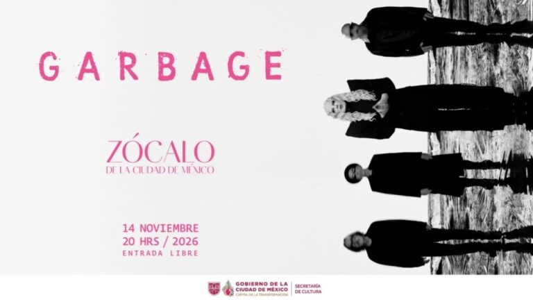Garbage dará concierto gratis en el Zócalo: cuándo es y a qué hora