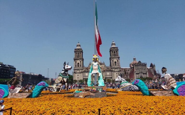 Ofrenda Monumental del Zócalo 2026 tendrá una Catrina de 32 metros