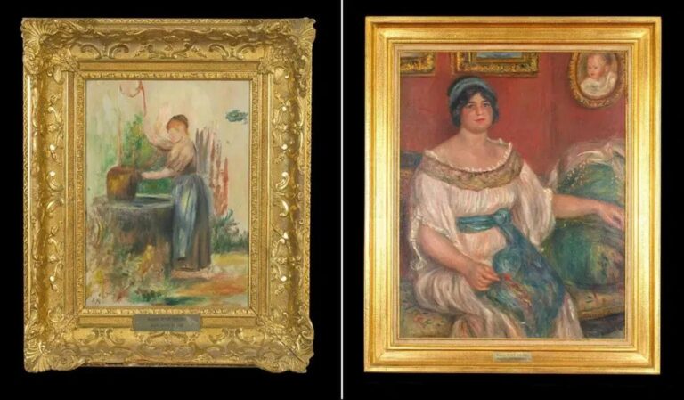 Recuperan dos cuadros de Renoir robados en un museo de Francia