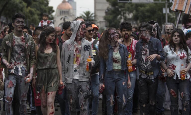 Marcha Zombie 2026 tomó Reforma y el Centro Histórico; reportaron saldo blanco
